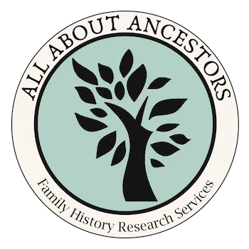 All About Ancestors Professional Genealogist Logo