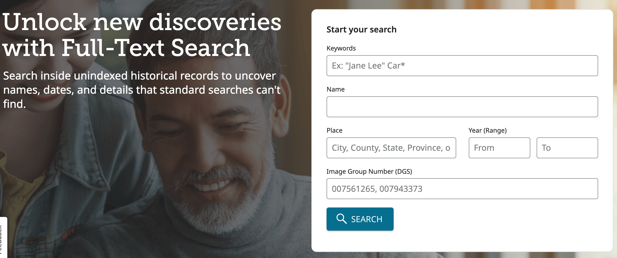 Family Search Full Text Search
