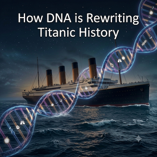 Titanic and DNA genealogy conference family history image